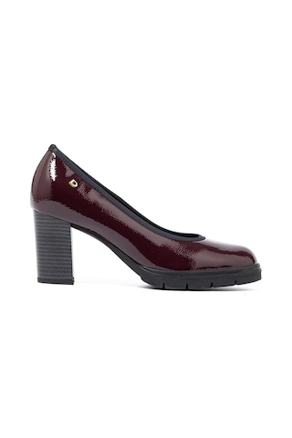 Naplack Nero Topuklu/ Stiletto Kadın 4l5863ds Donna Serena 5863ds Slıde Naplack Bordeaux Naplack Nero