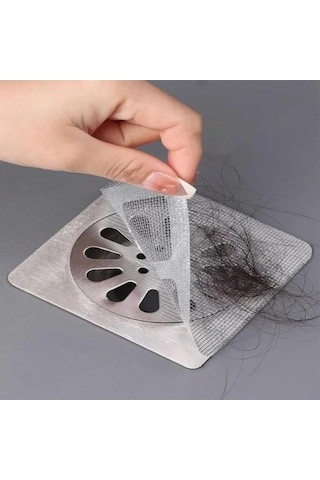 Banyo, Mutfak Ve Lavabo Gider Süzgeci - 10 Adet, Haşere Önleyici 0.2mm Kenar Kalınlığı