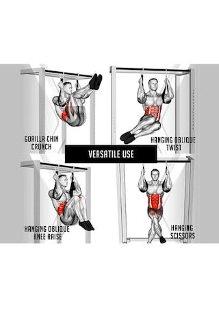 Cwa-2312 Ab Straps Barfiks Kol Aparatı Tutacaklı