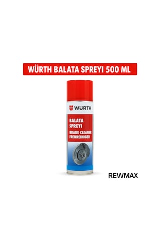 Würth Balata Spreyi 500 Ml 24 Lü Profesyonel Koli