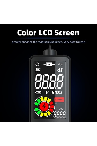 Maiyame Bsıde S1cl Akıllı Multimetre: Otomatik Tanı, Kabloda Kesinti Tespiti, Yüksek Hassasiyetli Elektrik Tamiri Aleti Pil Dahil Değil