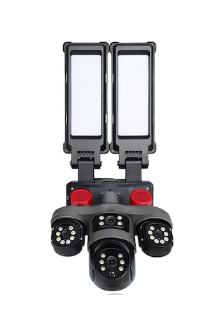Onqam On-sg5220-aov 4g Solar Güvenlik Kamerası 2 Lens 3mp - 7-24 Kayıt