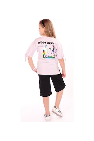 Toontoy Kids Toontoy Kız Çocuk Teddy Bear Baskılı Kaprili Takım Açık Lila