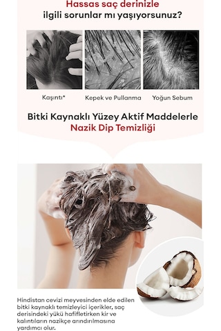Hassas Saç Derisi İçin Nazik Bakım Sağlayan Şampuan Mılk Baobab Sensitive Shampoo Damask Rose Tüm Saç Tipleri