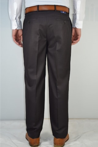 Erkek Acı Kahve Klasık Fılafıl Kumaş Pantolon Acı Kahve