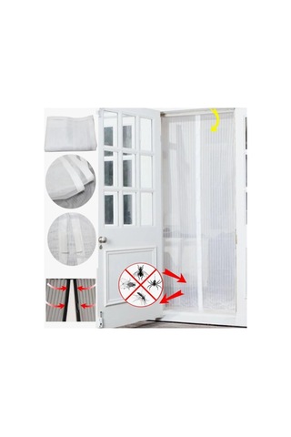 Mıknatıslı Kapı Sinekliği Tül Perde 105 X 210 Cm 5705 Diğer