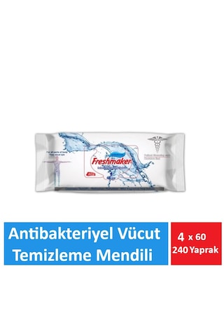 Freshmaker Antibakteriyel Hasta Vücut Temizleme Mendili Xl 240 Yaprak