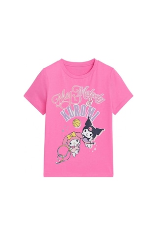 Sea Bubbles Kuromi Kız Çocuk Tişört St10392 Pembe