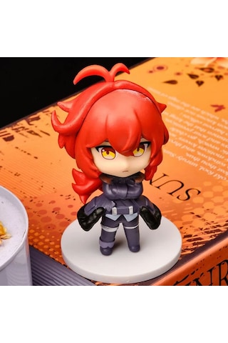 Genshin Impact Diluc Ragnvindr Mini Figür - 10 Cm Anime Aksiyon Figürü