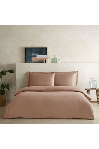 Linens X Tencel Lyocell 2'li Volanlı Yastık Kılıfı Seti Rose Rose