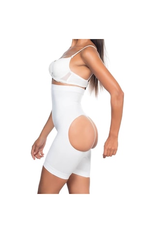 Emay Basen Açık Boxer Kadın Korse 2033 Beyaz