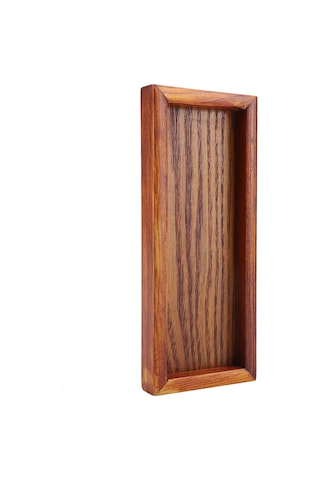 Servis Tepsisi, Dikdörtgen Ahşap Çay Tepsisi Otel Ev Mutfak Tepsileri Atıştırmalık Tepsisi Kahvaltı Tepsisi Gıda Saklama Kabı 20 8cm