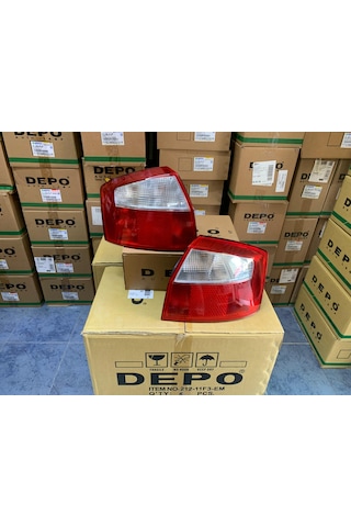 Audı A4 B6 Sedan Kasa 2001-2005 Arası Depo Sağ Ve Sol Stop Lambası Takım 8e5945217 / 8e5945218