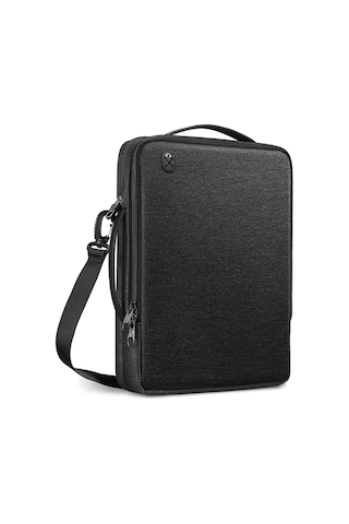 13.3-14 İnç Taşınabilir Laotop Çanta Su Geçirmez Çok Fonksiyonlu Omuz Crossbody Çanta