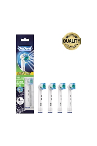 Pro Cleaning Oral-b Uyumlu 4 Adet Yedek Başlık Günlük Derin Temizlik & Premium Quality