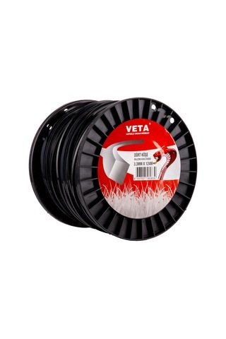 Veta Misina 3.3mm 124mt Siyah 4 Köşe