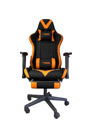 Twisted Minds Comfort E-Spor Oyuncu Koltuğu - Siyah / Turuncu