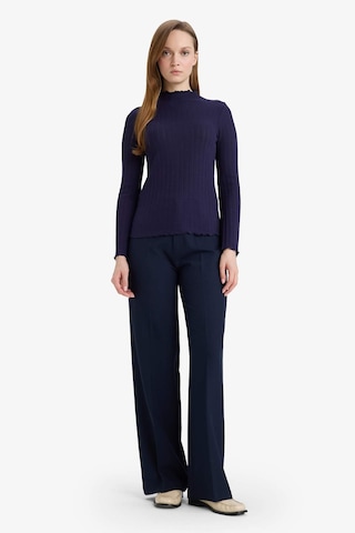 Defacto Slim Fit Dar Kesim Fitilli Kaşkorse Uzun Kollu Tunik F7136ax25aunv173 Lacivert-nv173
