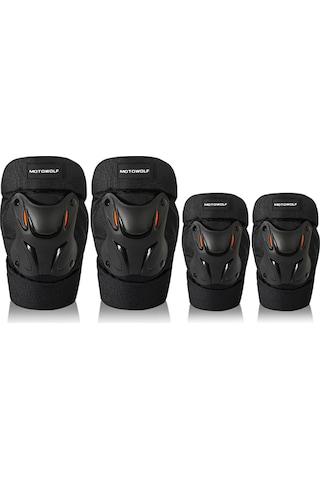 Motowolf Motosiklet 4'Lü Dizlik Dirseklik Koruma Set 2 Dizlik 2