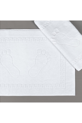 Beyaz Ayak Otel Havlusu 4 Adet Pamuk 250 Gram Beyaz