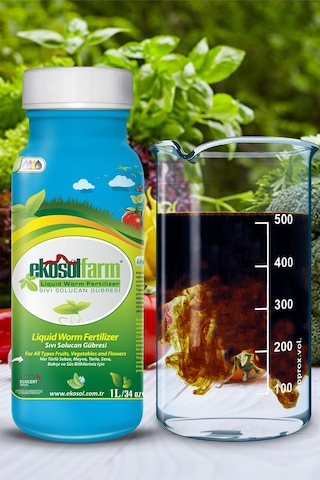Ekosol Farm Sıvı Solucan Gübresi 2 x 1 L