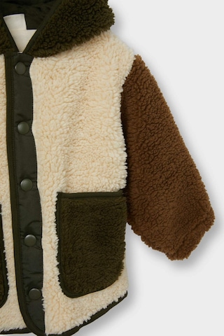 Defacto Erkek Bebek Kapüşonlu Pelüş Hırka F7586a525wnbg286 Bej