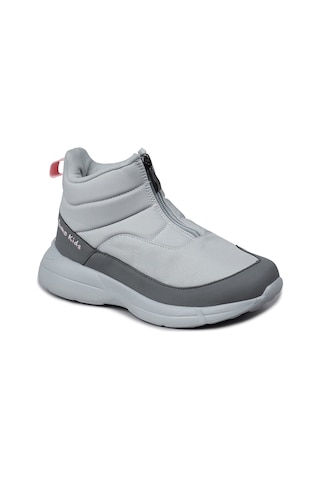 Jump 29177 Fermuarlı Gri - Koyu Gri Kız Çocuk Günlük Bot Gri