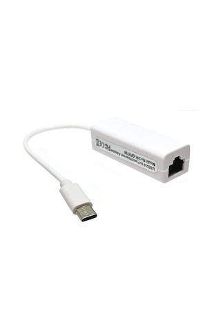 Type-c Usb Rj45 Ethernet 10/100 Çevirici Adaptör Win10/mac/linux