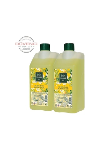 Eyüp Sabri Tuncer Klasik Limon Kolonyası Yedek Şişe 1 Litre X 2 Adet 7699749799371