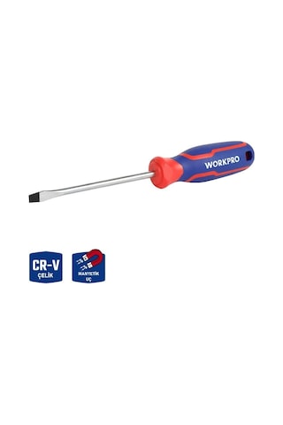 Workpro Wp221013 3x75mm Cr-v Profesyonel Düz Tornavida Fr Wp221013