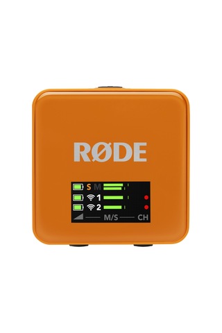 Wireless Go Gen 3 3.nesil, İki Vericili, 32-bit Kayıt Özellikli Kablosuz Mikrofon Seti Turuncu