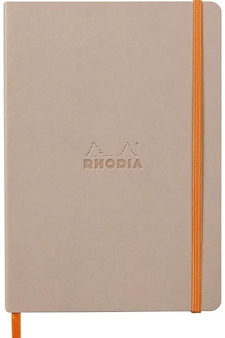 Rhodia Yumuşak Kapak A5 Çizgili Defter Rose Smoke 117373c