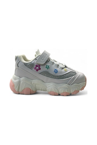 Cool Bella Kız Çocuk Okul Öncesi Rahat Sneaker Beyaz