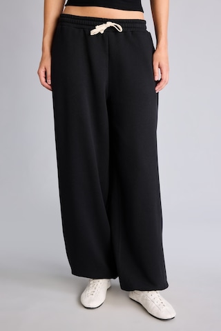 Defacto Loose Fit Beli Bağcıklı Kalın Kumaş Eşofman Altı I6399ax26aubk81 Siyah-bk81
