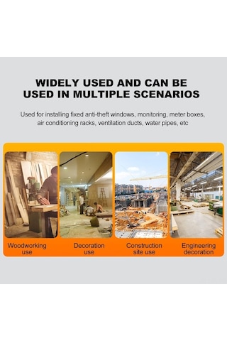 Pazly Alet Duvar Sabitleme Aracı Yüksek Basınçlı Çivi Tabancası Güç Ayarlanabilir Ahşap İşleme Çimento Duvar