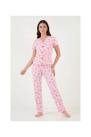 Lela Bayan Pijama Takımı 65770836 Pembe