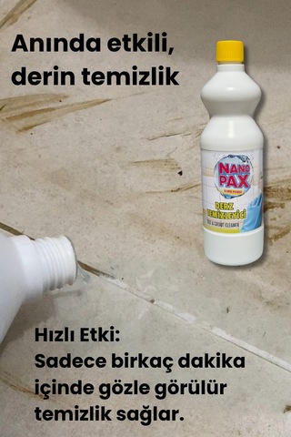 Derz Temizleyici 4 X 1lt 4'lü Set