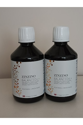 Zinzino Balanceoil+ Yeni Nesil Omega 3 Balık Yağı 2 x 300 ML
