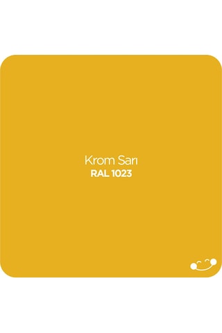 Polisan Akrilik Krom Sarı Sprey Boya 400 ml - RAL 1023
