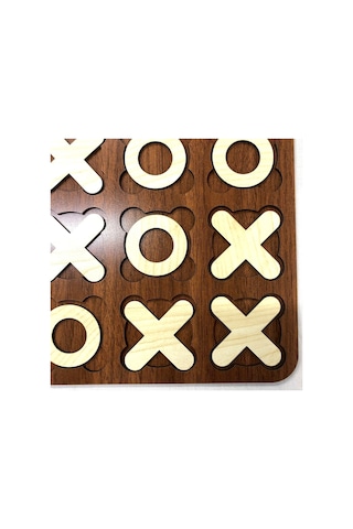2 Kişilik Xox Oyunu Eğlence Ahşap Mdf