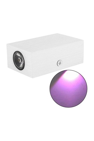 Suntek Led Duvar Işık Yukarı Aşağı Lamba Aplik Aydınlatma Mor Işık Mor