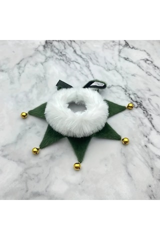 Elmpaly Koyu Yeşil S Küçük Ve Büyük Köpek Ve Kedi İçin El Yapımı Polar Kaplama Yün Atkı