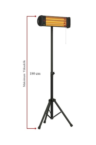Mirkraft Essby 1800 W Ayaklı Elektrikli Isıtıcı