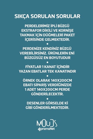 Açık Mavi Dalga Desenli Süet Oturma Odası, Salon Fon Perde Baskılı Ekstrafor Büzgü Tek Kanat Çok Renkli