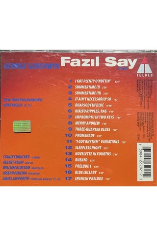 Plak Değildir Cd Dir Cd Fazıl Say Gershwin Cd