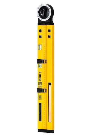 Sgs1708 Alüminyum Gövdeli Gönye Açı Ölçer Su Terazisi 50 Cm