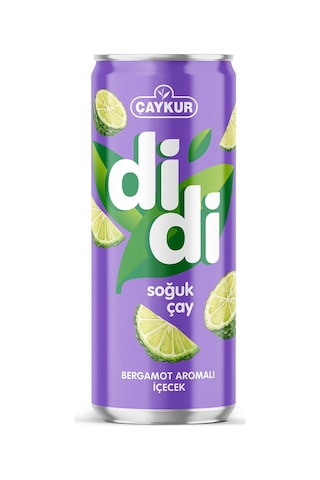 Çaykur Didi Bergamot Aromalı Soğuk Çay 330 Ml X 24 Adet