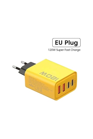Zyzqstore 120w Hızlı Şarj Cihazı 4-portlu Cep Telefonu Duvar Adaptörü, Yüksek Güçlü Şarj Sistemi