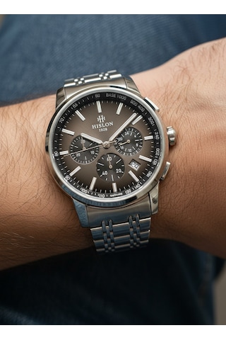 Hislon Gümüş Çelik Kordon Erkek Kol Saati Ms103s-04ss Gümüş