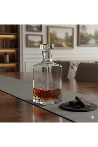 Paşabahçe Prisma Viski Şişesi Ve 4 Adet Nude Bigtop Viski Bardak